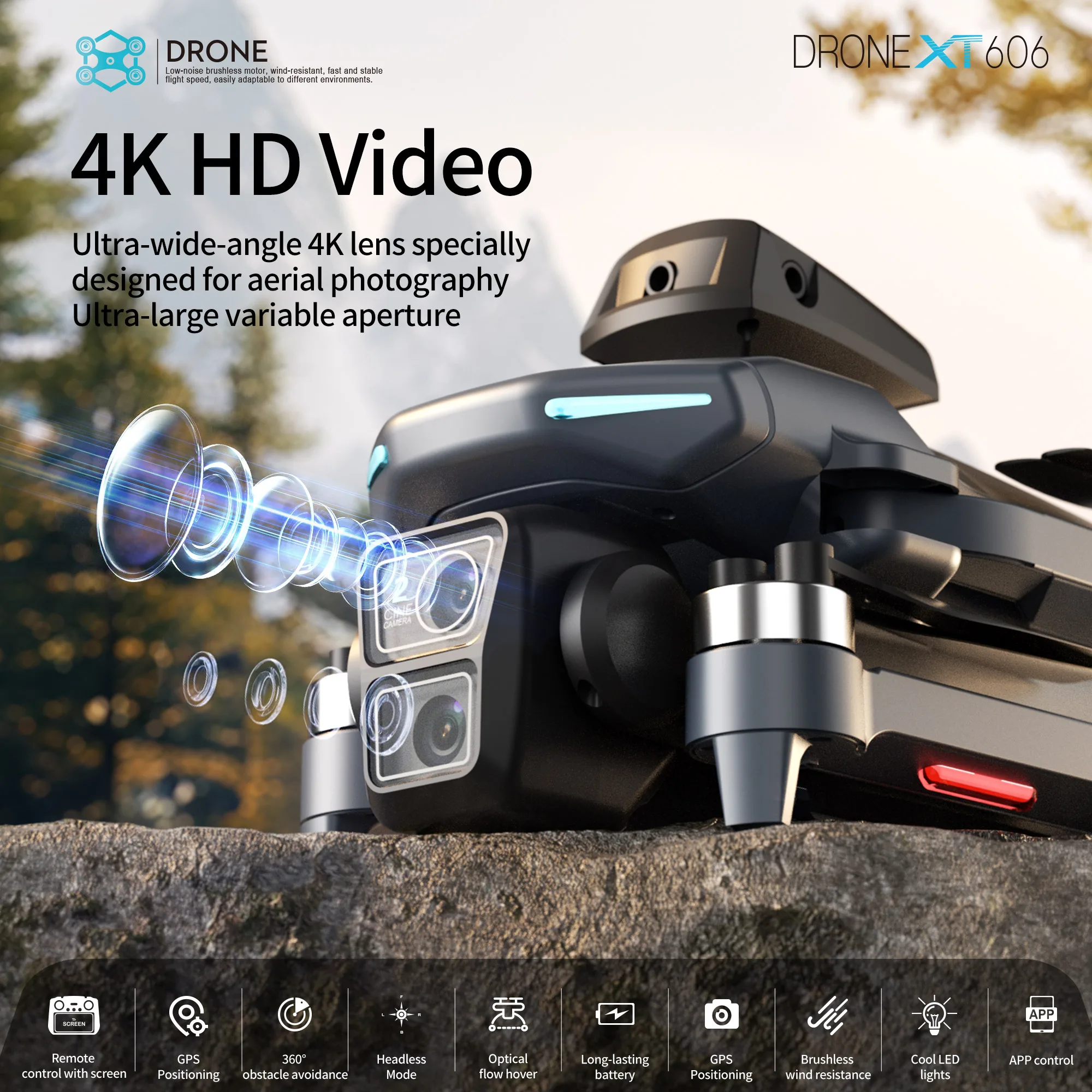Original XT606 Drone Professio - Drone Gps Mount recension och pris