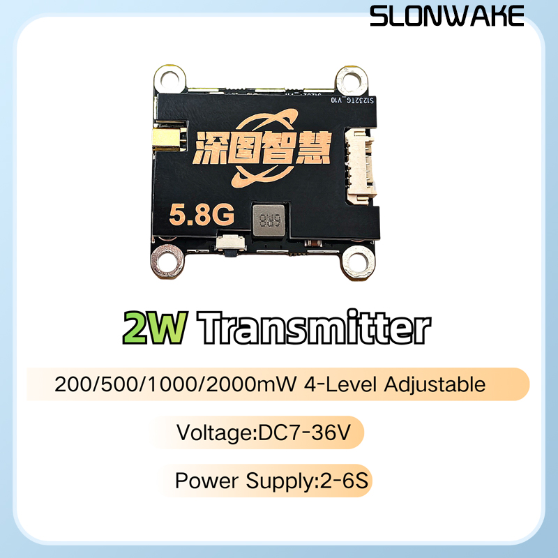 SLONWAKE 5.8G 56CH 2W transmit - Drone Receiver recension och pris