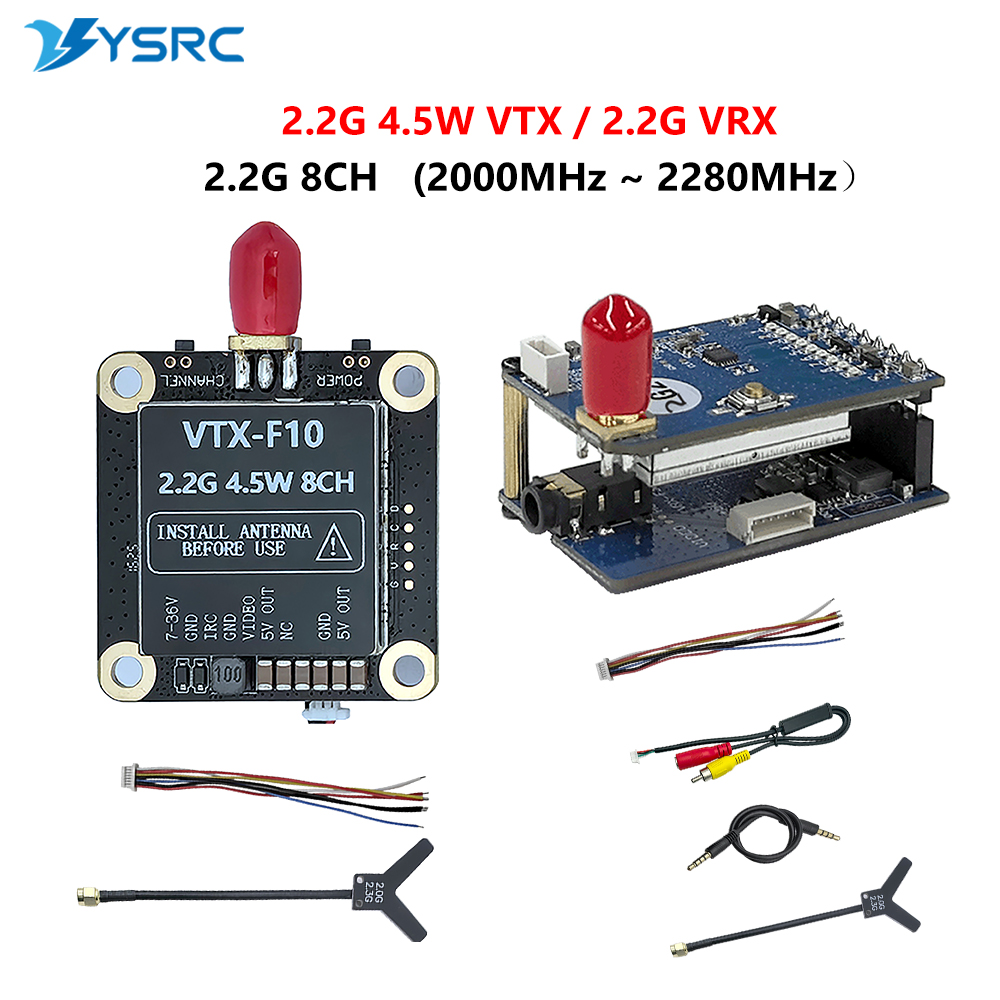 2.0-2.2G 4.5W VTX 8CH FPV Vide - Drone Receiver recension och pris